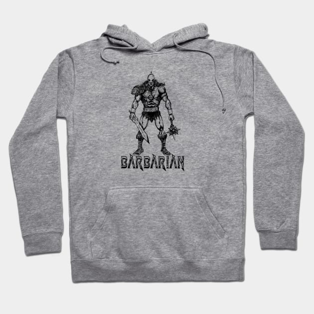 Barbarian Hoodie by Skillful Studios